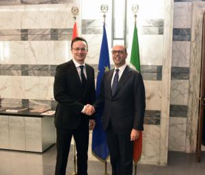Visita del Ministro Szijjárto in Italia